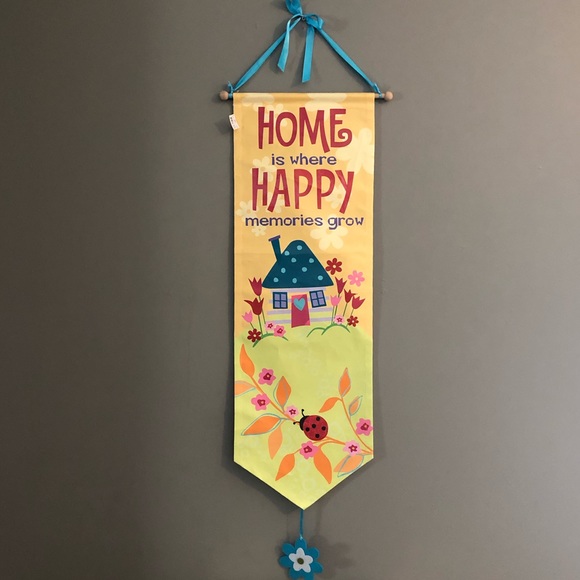 Happy Home Banner Sign NWT - Picture 1 of 8
